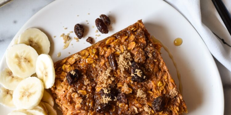 Pumpkin Baked Oatmeal (Simple, Wholesome Breakfast) • Kath Eats