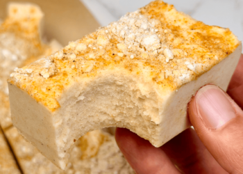 Pumpkin Muffin Marshmallow Protein Bars [gluten-free + no added sugar] • Wholesome Helper