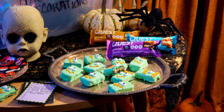 Quest White Chocolate Dipped Monster Deal with (Halloween Recipe)